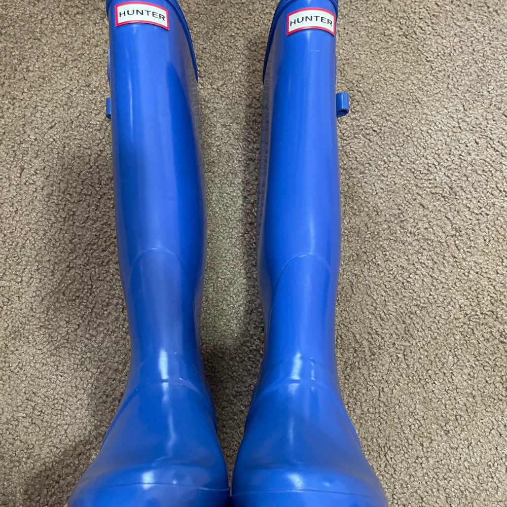 Hunter Royal Blue Rain Boots